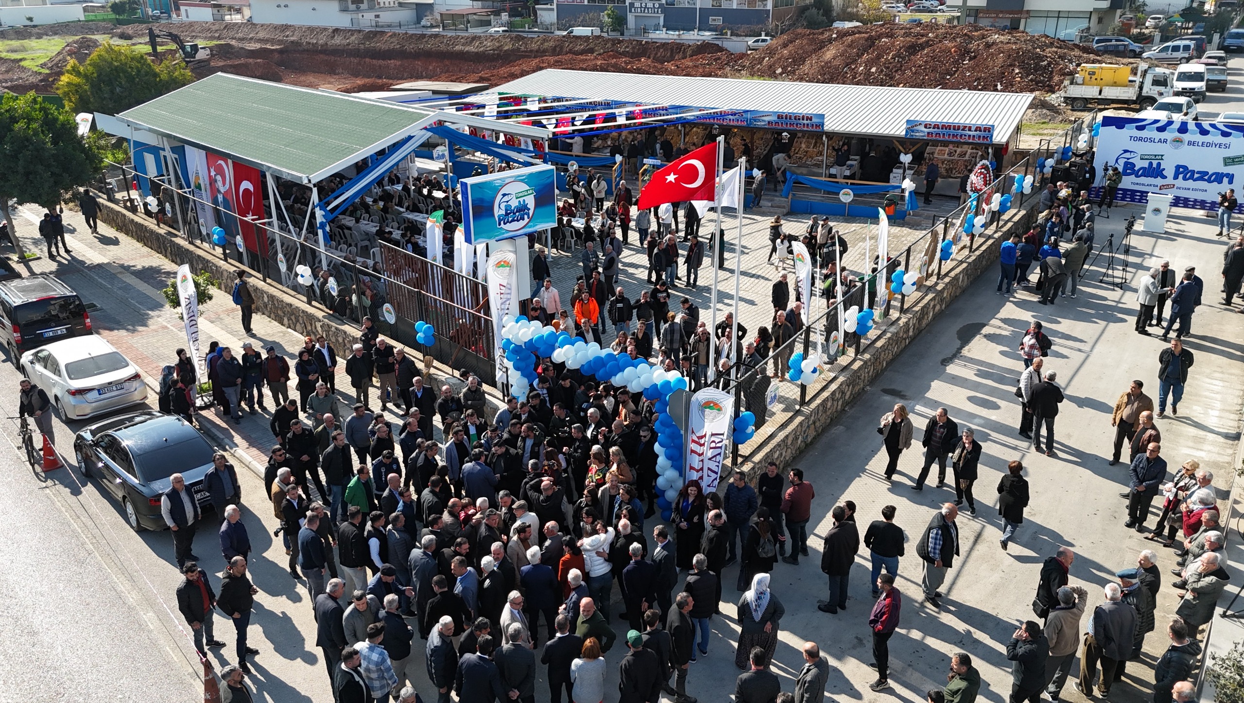 TOROSLAR’IN İLK BALIK PAZARINI HİZMETE AÇTIK