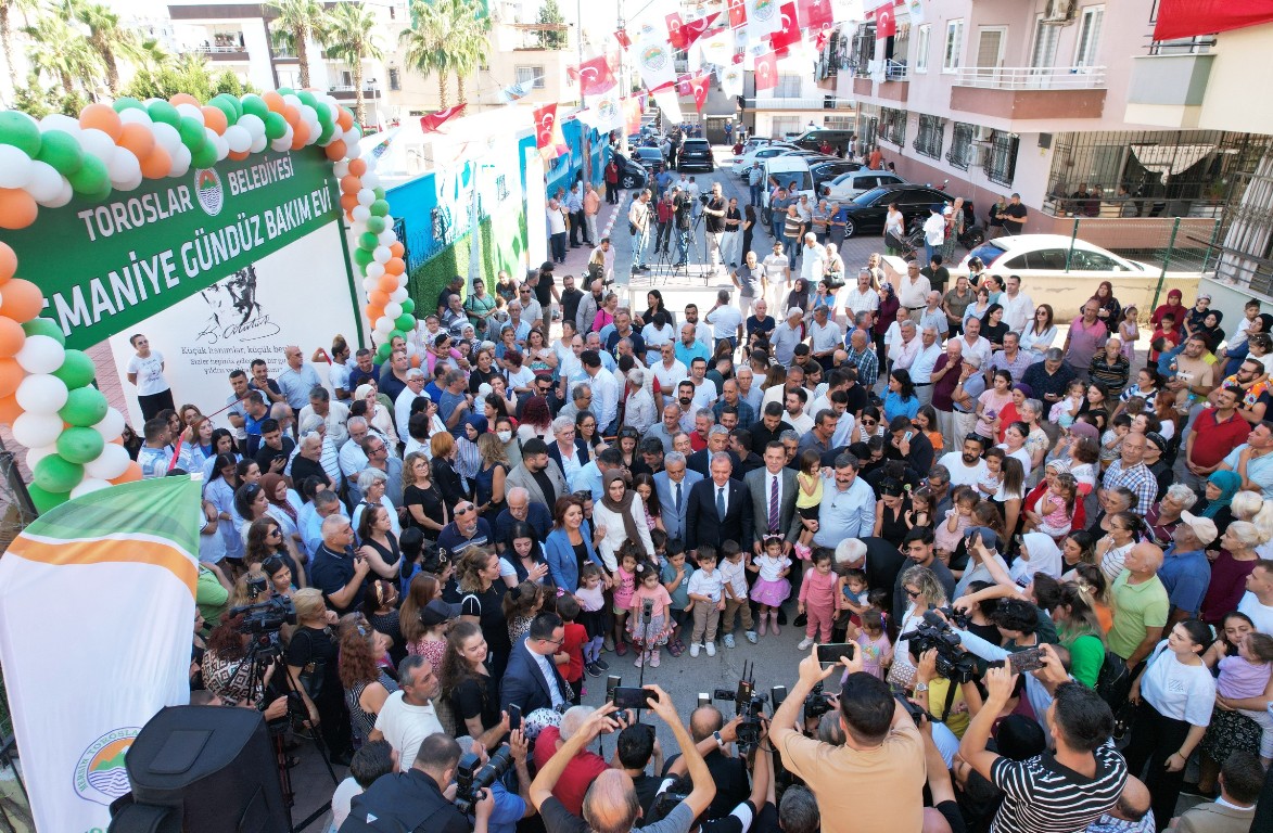 TOROSLAR BELEDİYESİ İLK ÇOCUK GÜNDÜZ BAKIMEVİNİ AÇTI