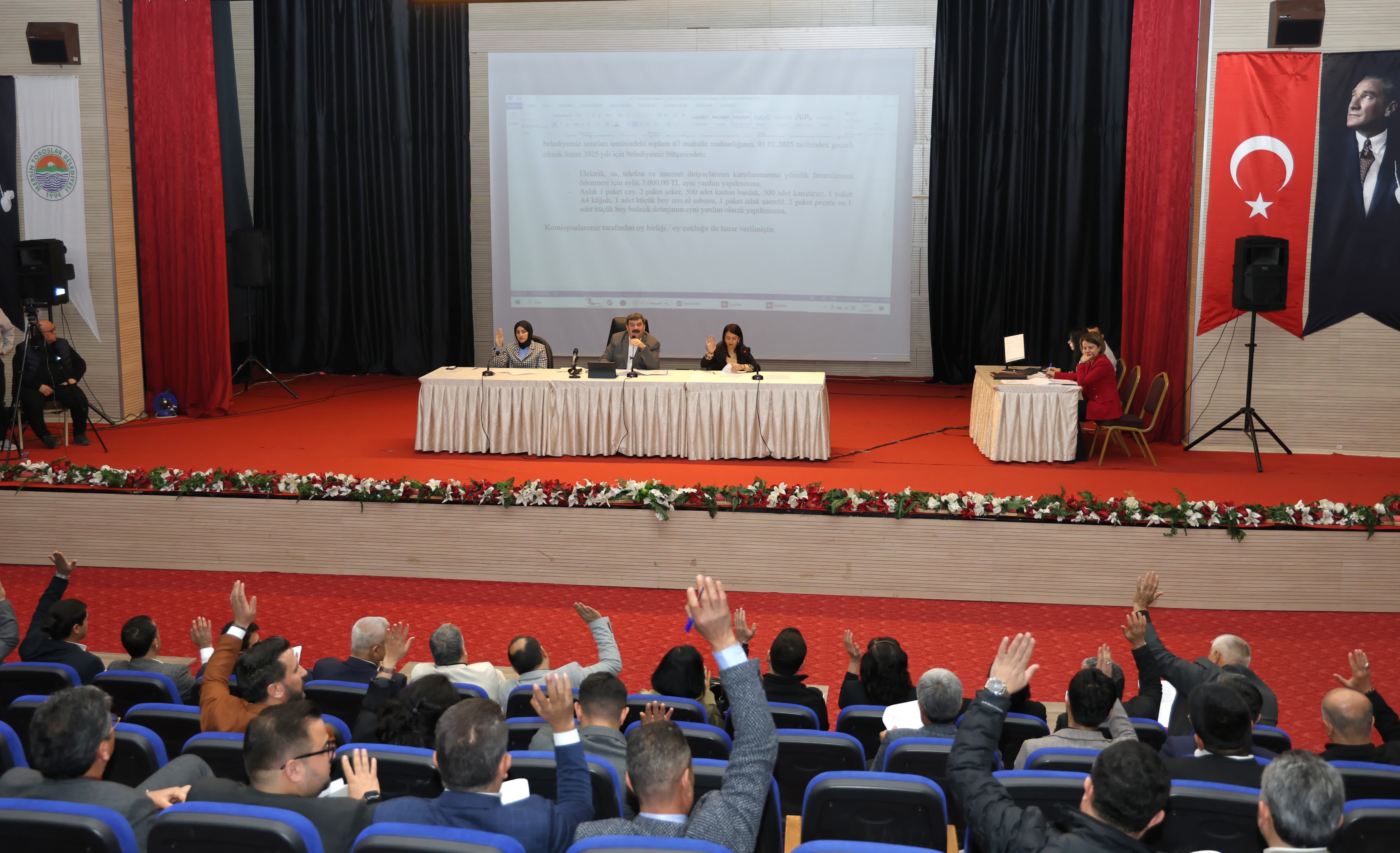 TOROSLAR BELEDİYE MECLİSİ TOPLANDI