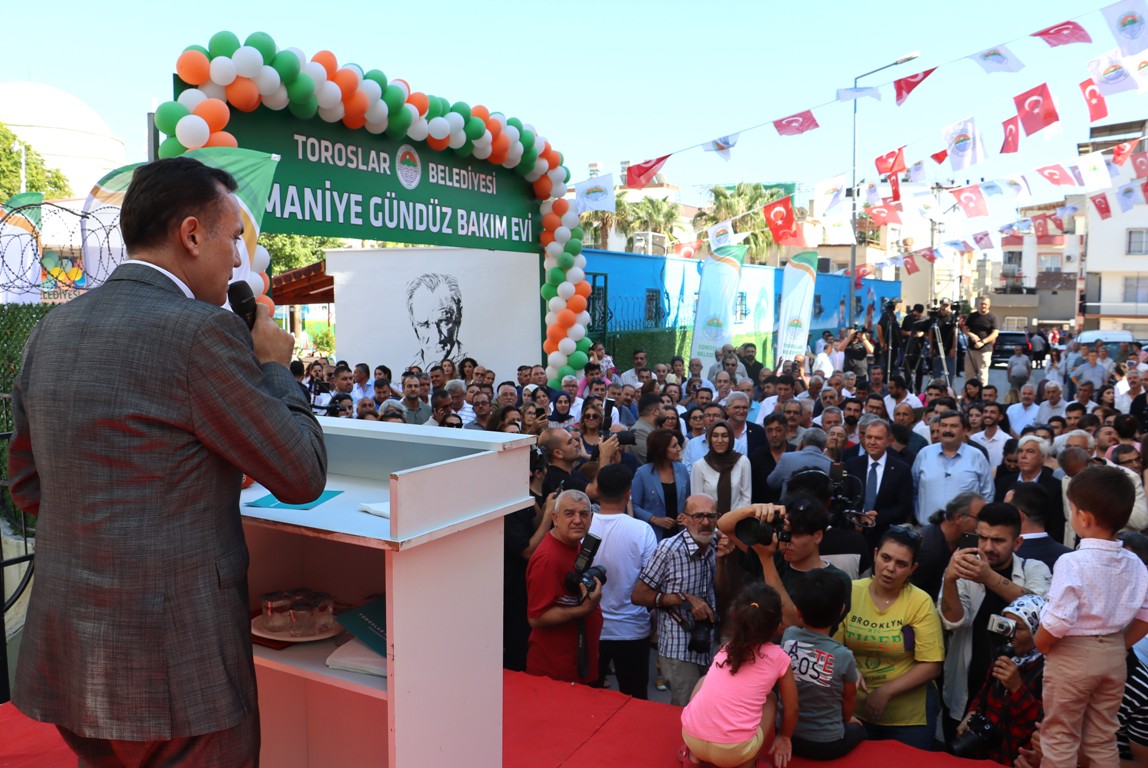 TOROSLAR BELEDİYESİ İLK ÇOCUK GÜNDÜZ BAKIMEVİNİ AÇTI