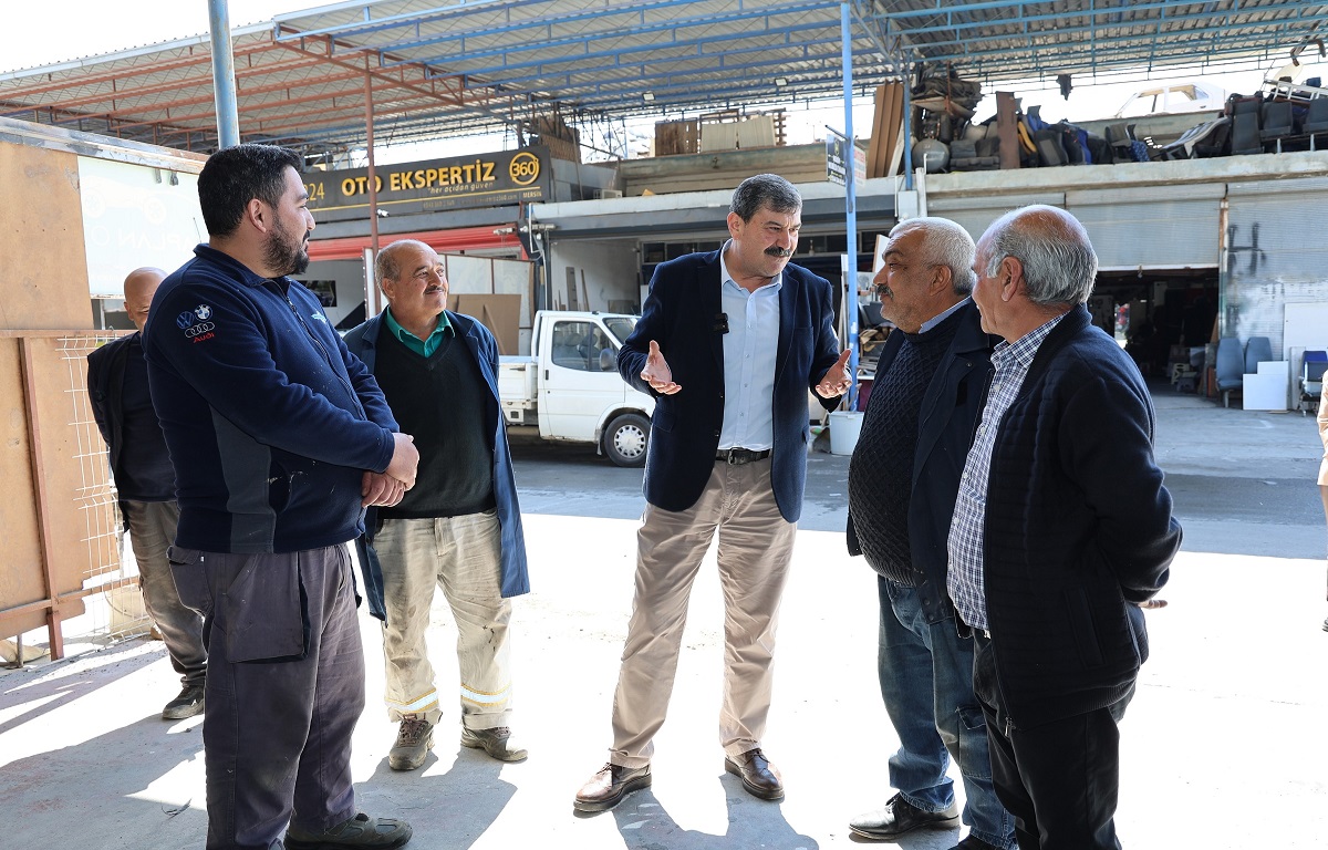 BAŞKAN YILDIZ, KÜÇÜK SANAYİ ESNAFIYLA BULUŞTU: “TOROSLAR ÜRETİMLE BÜYÜYECEK”