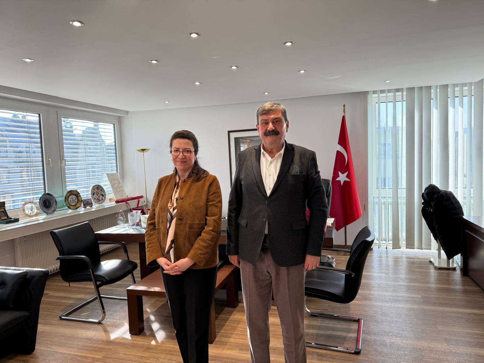 BAŞKAN YILDIZ, TOROSLAR TEKSTİL SANAYİ SİTESİ PROJESİ İÇİN ALMANYA’DA TEMASLARDA BULUNDU