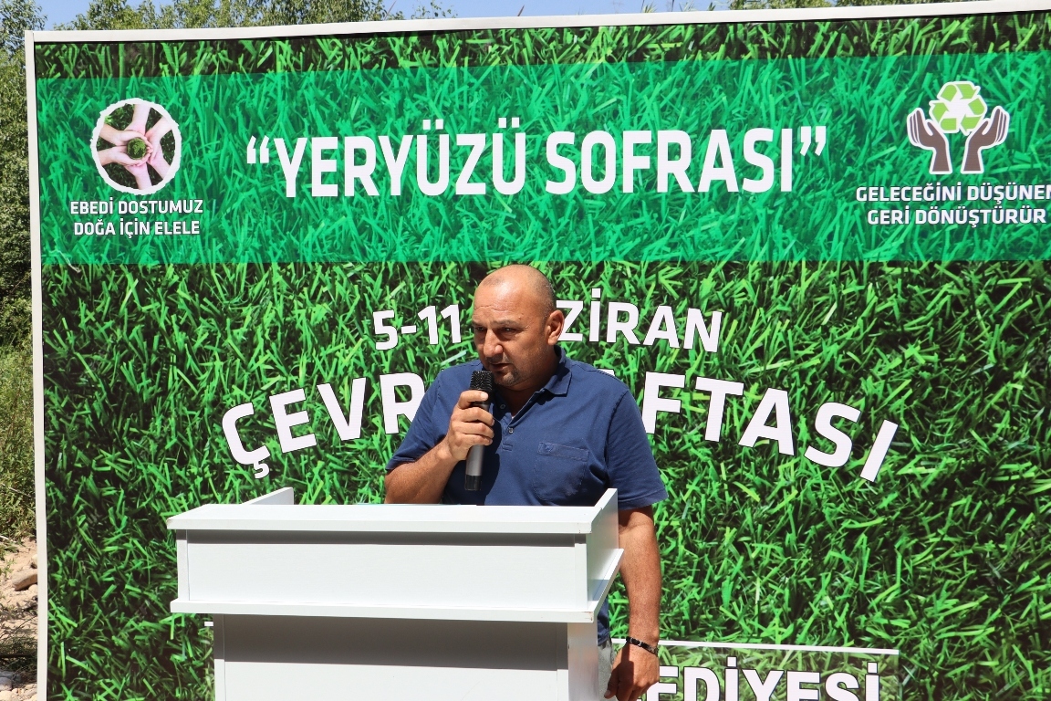TAŞ OCAĞI YAPILMASI PLANLANAN HAMZABEYLİ MAHALLESİ’NDE ÇEVRE SORUNLARINA KARŞI “YERYÜZÜ SOFRASI” KURULDU