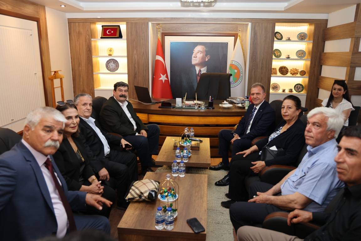 BAŞKAN SEÇER’DEN, BAŞKAN YILDIZ’A HAYIRLI OLSUN ZİYARETİ