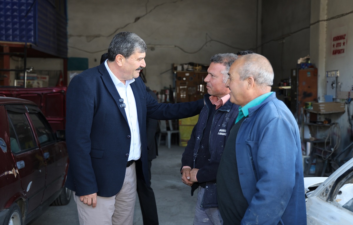 BAŞKAN YILDIZ, KÜÇÜK SANAYİ ESNAFIYLA BULUŞTU: “TOROSLAR ÜRETİMLE BÜYÜYECEK”