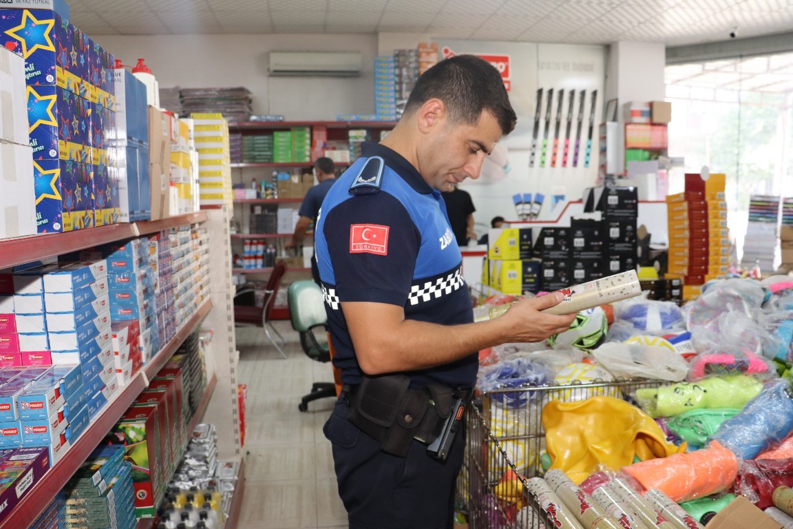 TOROSLAR ZABITASINDAN, YENİ EĞİTİM ÖĞRETİM YILI ÖNCESİ KIRTASİYELERE SIKI DENETİM