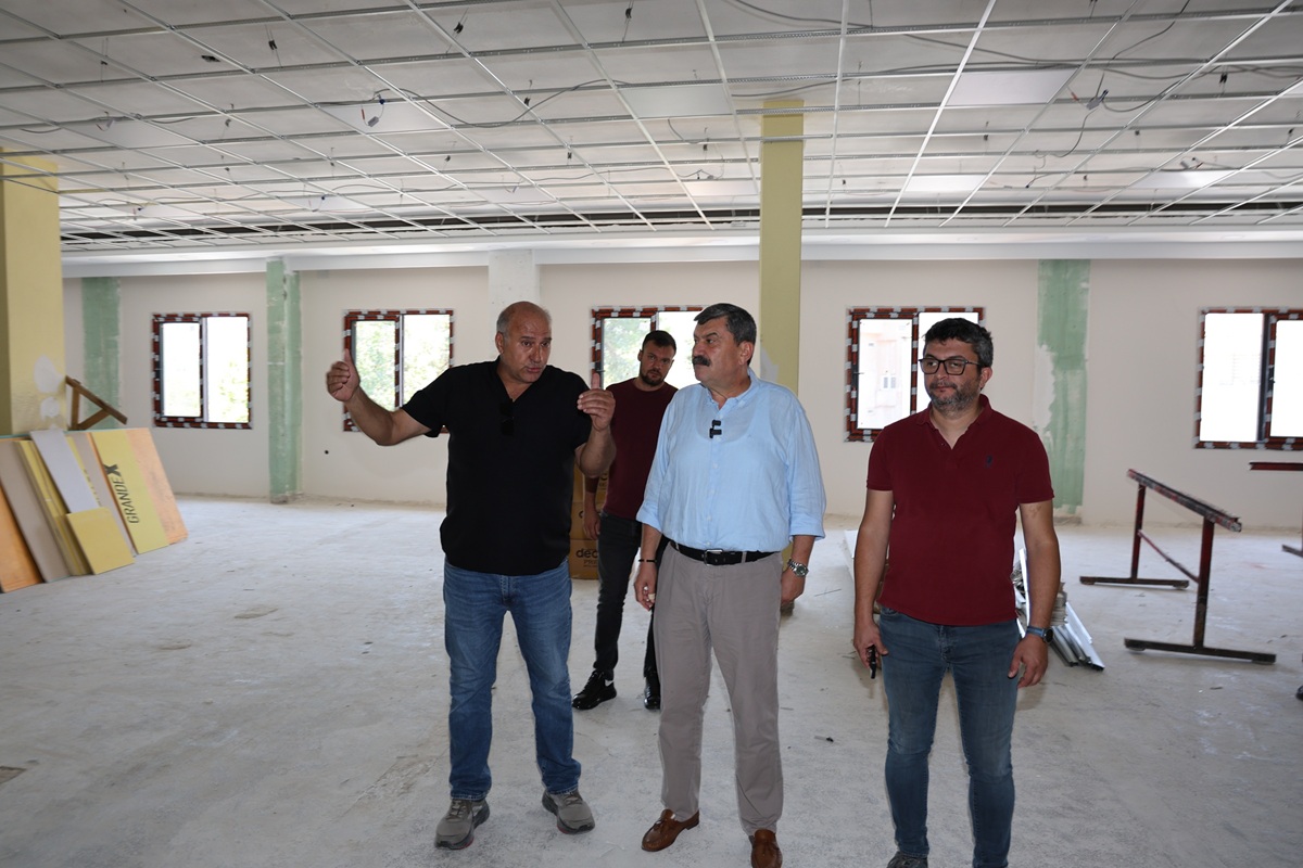 BAŞKAN YILDIZ GÖZNE’DE İNCELEMELERDE BULUNDU
