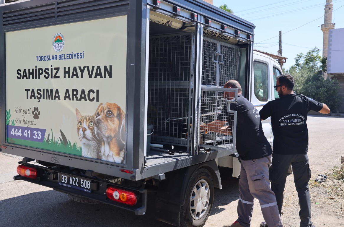 TOROSLAR BELEDİYESİNİN VETERİNER İŞLERİ MÜDÜRLÜĞÜ ÇALIŞMALARINA BAŞLADI
