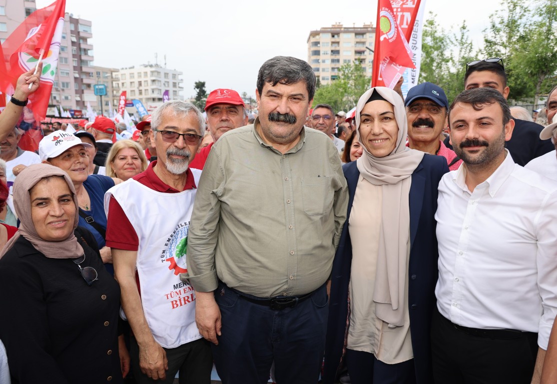 BAŞKAN YILDIZ, 1 MAYIS KUTLAMALARINA KATILDI