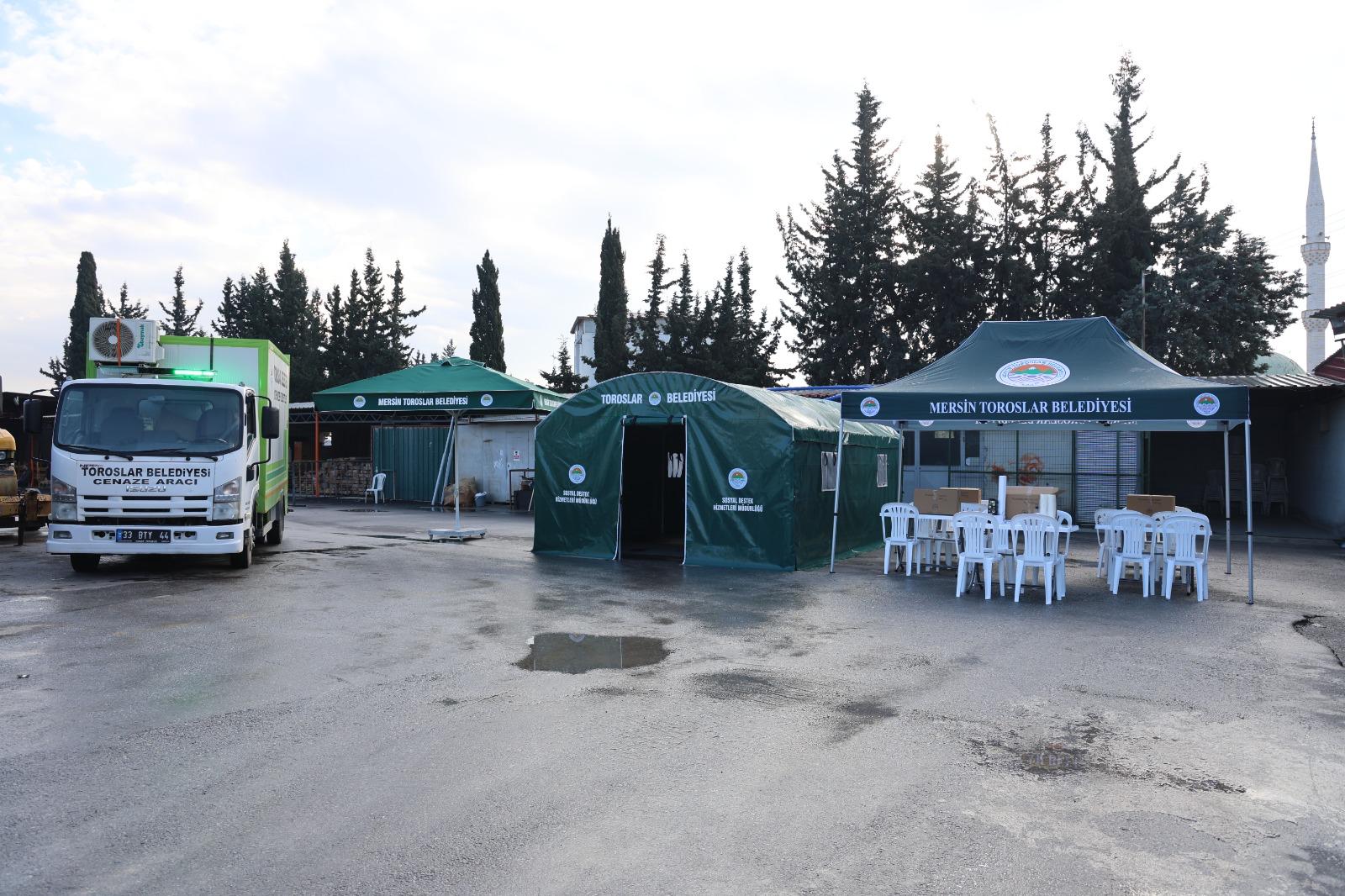 TOROSLAR BELEDİYESİ ZOR GÜNLERDE DE VATANDAŞLARIN YANINDA