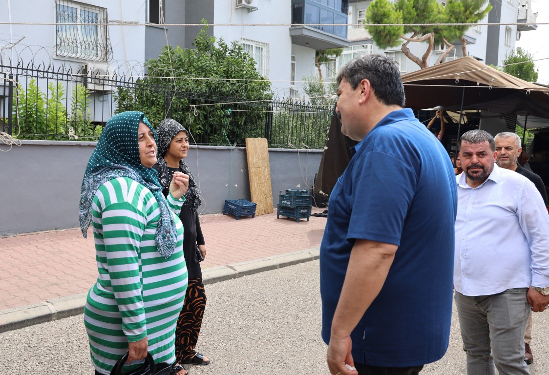 BAŞKAN YILDIZ, PAZARCI ESNAFIYLA BULUŞTU