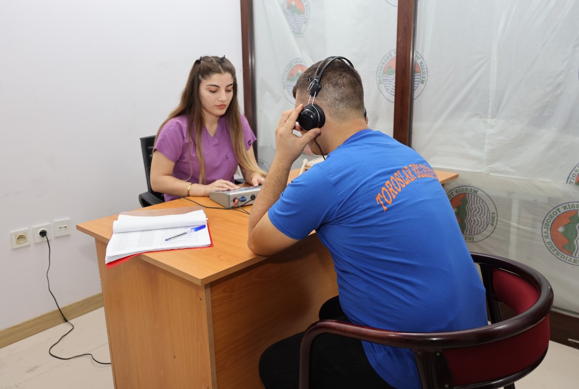 TOROSLAR’DA BELEDİYE PERSONELİNE SAĞLIK TARAMASI
