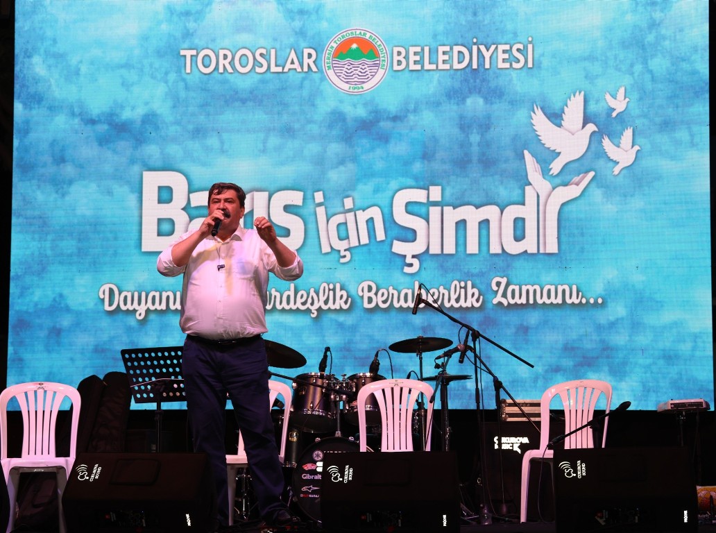 TOROSLAR BELEDİYESİNİN DÜNYA BARIŞ GÜNÜ ETKİNLİĞİ FARKLI RENKLERİ BULUŞTURDU