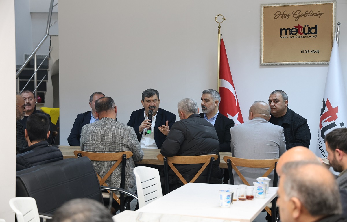 BAŞKAN YILDIZ, TEKSTİL SEKTÖRÜNÜN TEMSİLCİLERİYLE İFTARDA BULUŞTU