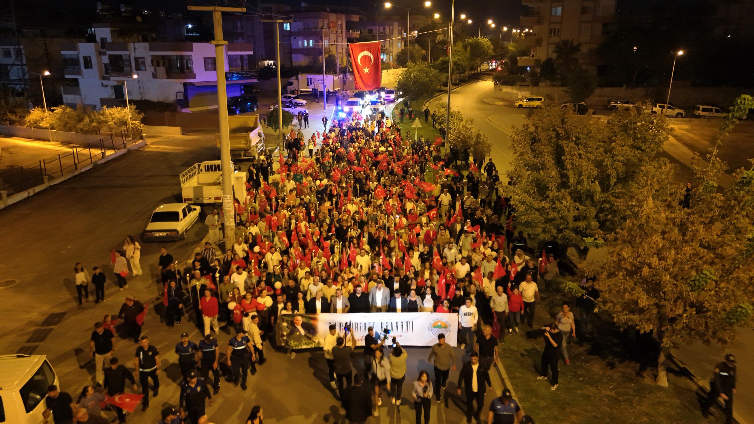 CUMHURİYET COŞKUSU TOROSLAR’I SARDI