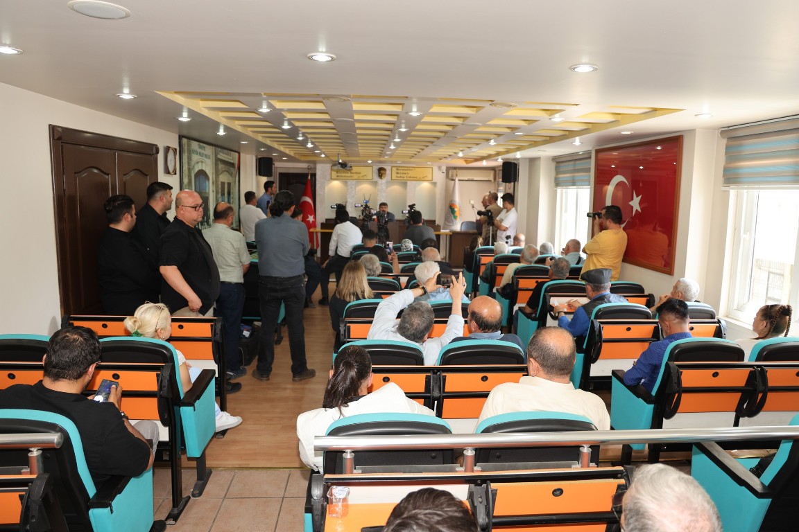 BAŞKAN YILDIZ, BASIN MENSUPLARIYLA BİR ARAYA GELDİ