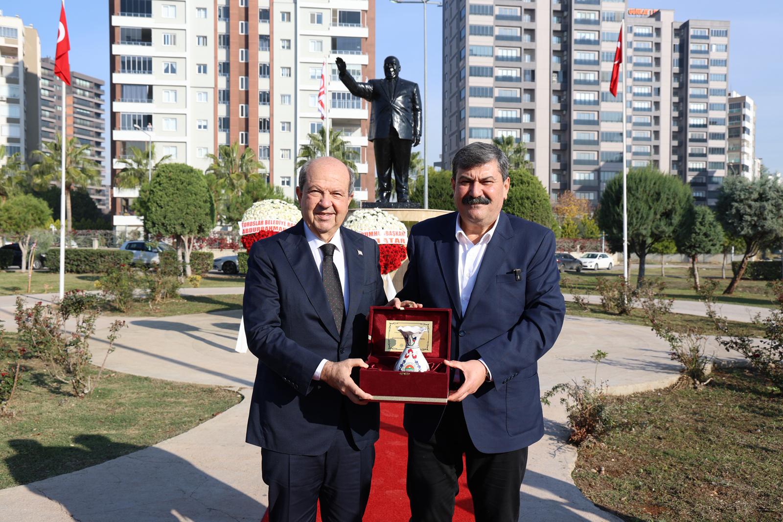 KKTC 5. CUMHURBAŞKANI ERSİN TATAR’DAN TOROSLAR’A ZİYARET
