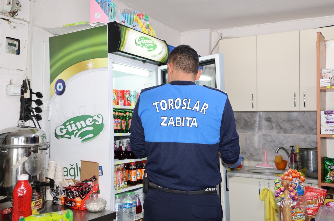 TOROSLAR ZABITASI OKUL KANTİNLERİNİ DENETLEDİ
