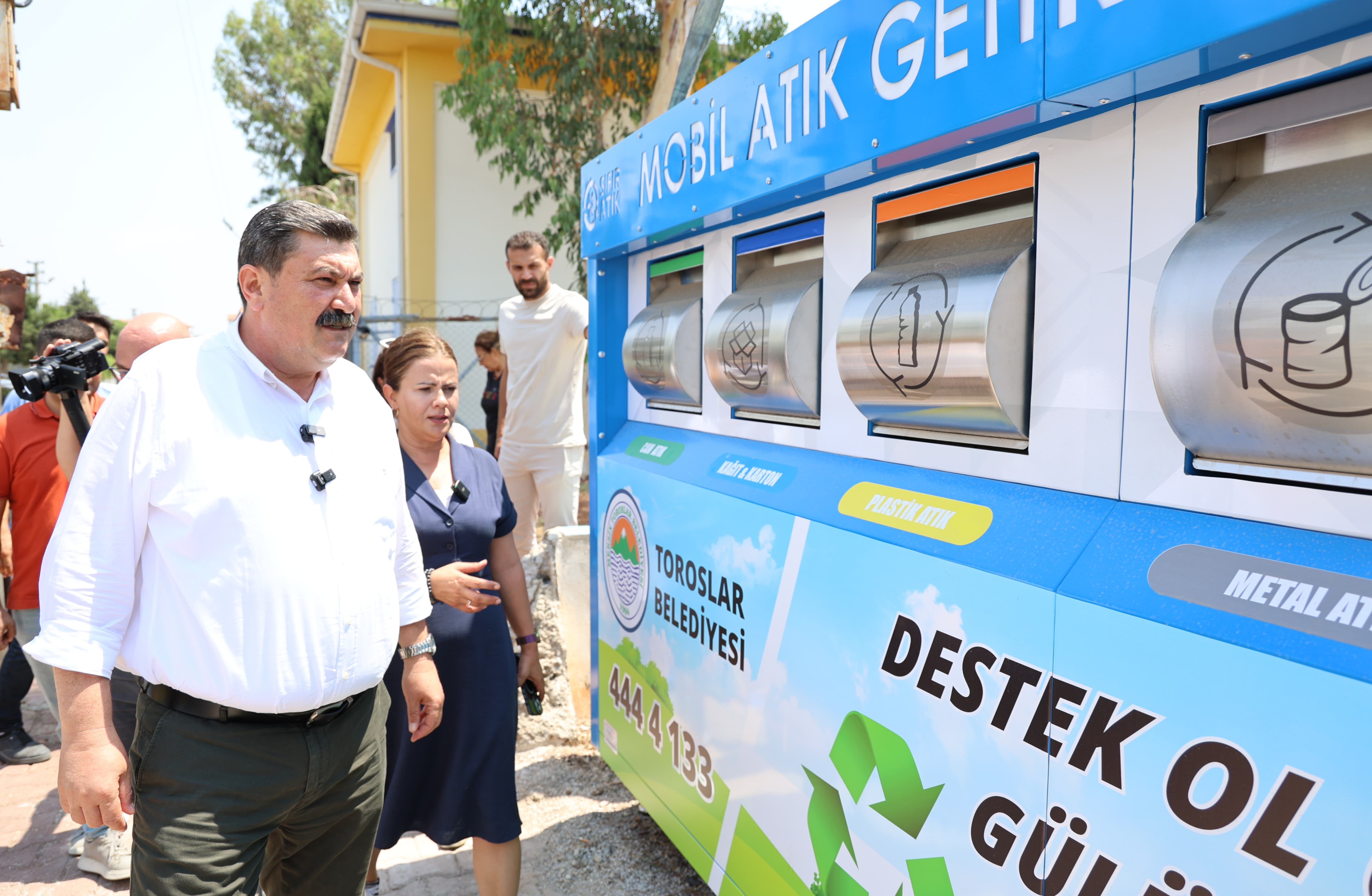 TOROSLAR’DA SIFIR ATIK SEFERBERLİĞİ: MOBİL ATIK GETİRME MERKEZİ MAHALLELERDE