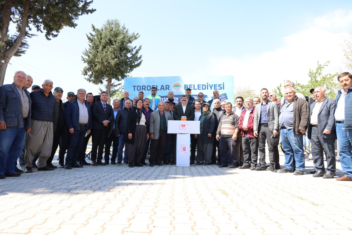 TOROSLAR BELEDİYESİNDEN ÇİFTÇİYE DESTEK