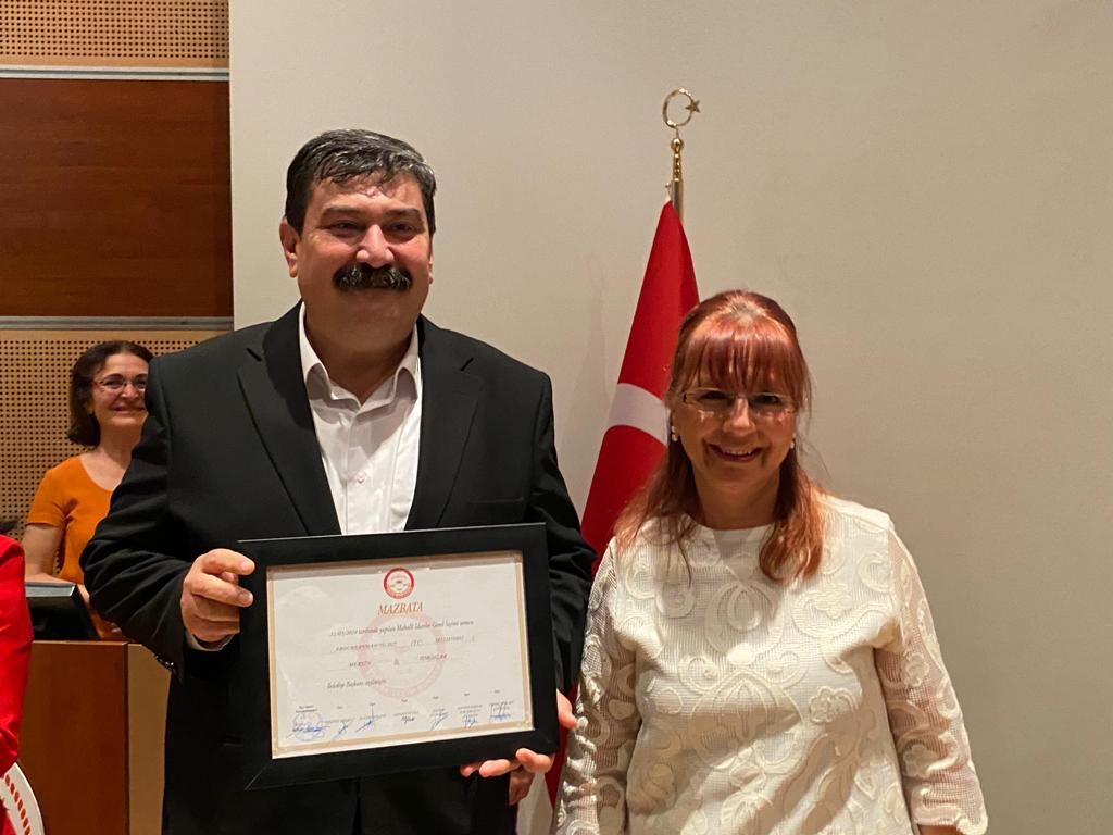TOROSLAR’IN YENİ BAŞKANI ABDURRAHMAN YILDIZ, MAZBATASINI ALDI