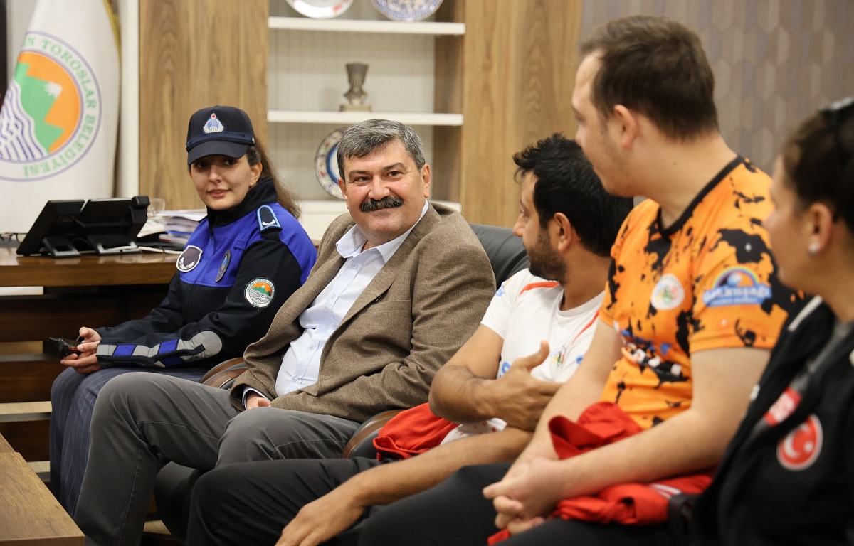 BAŞKAN YILDIZ, ÖZEL MİSAFİRLERİNİ AĞIRLADI