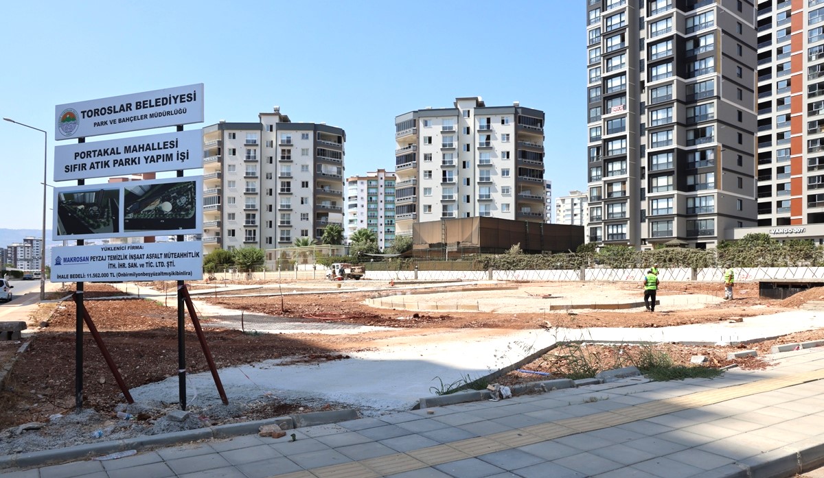 TOROSLAR BELEDİYESİNDEN ÇEVREYE DUYARLI ÖRNEK PROJE: SIFIR ATIK PARKI