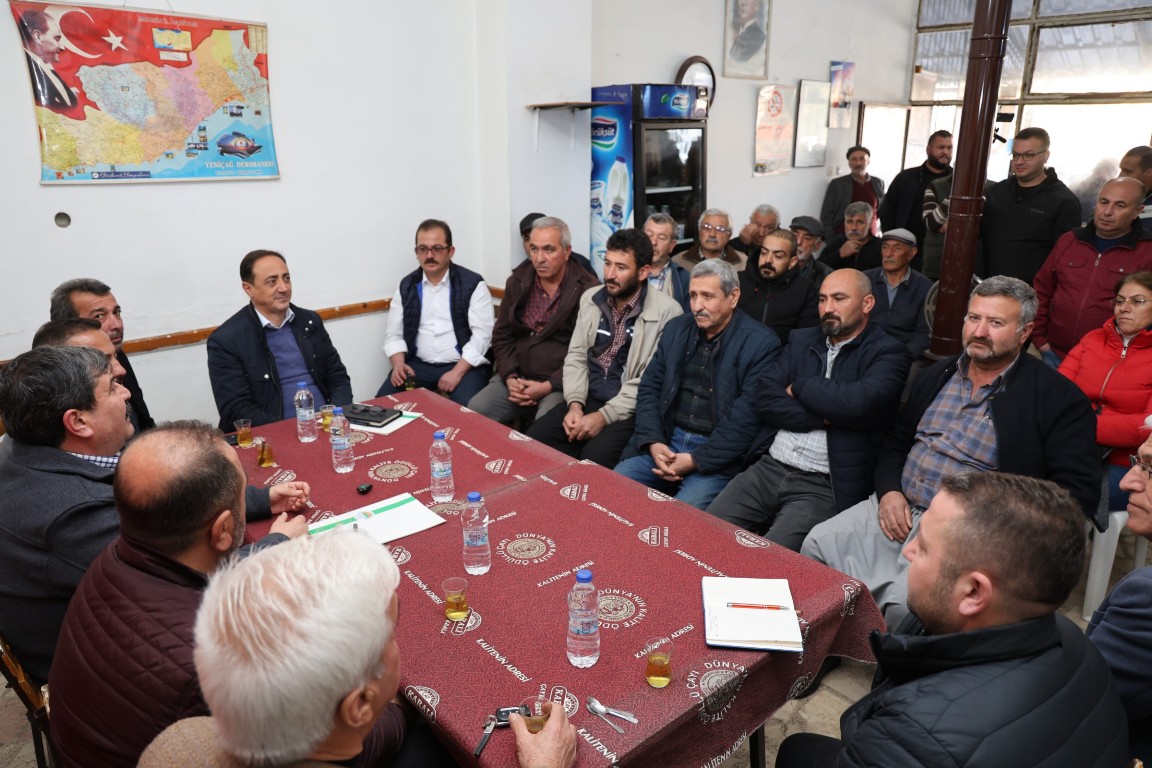 TOROSLAR BELEDİYE BAŞKANI YILDIZ, KIRSAL MAHALLELERDE YURTTAŞLARLA BULUŞTU