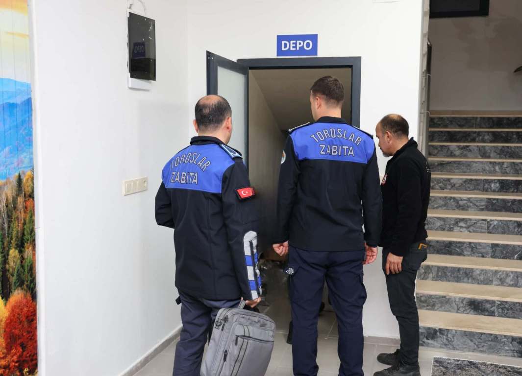 TOROSLAR BELEDİYESİ ZABITASINDAN YENİ YIL DENETİMİ