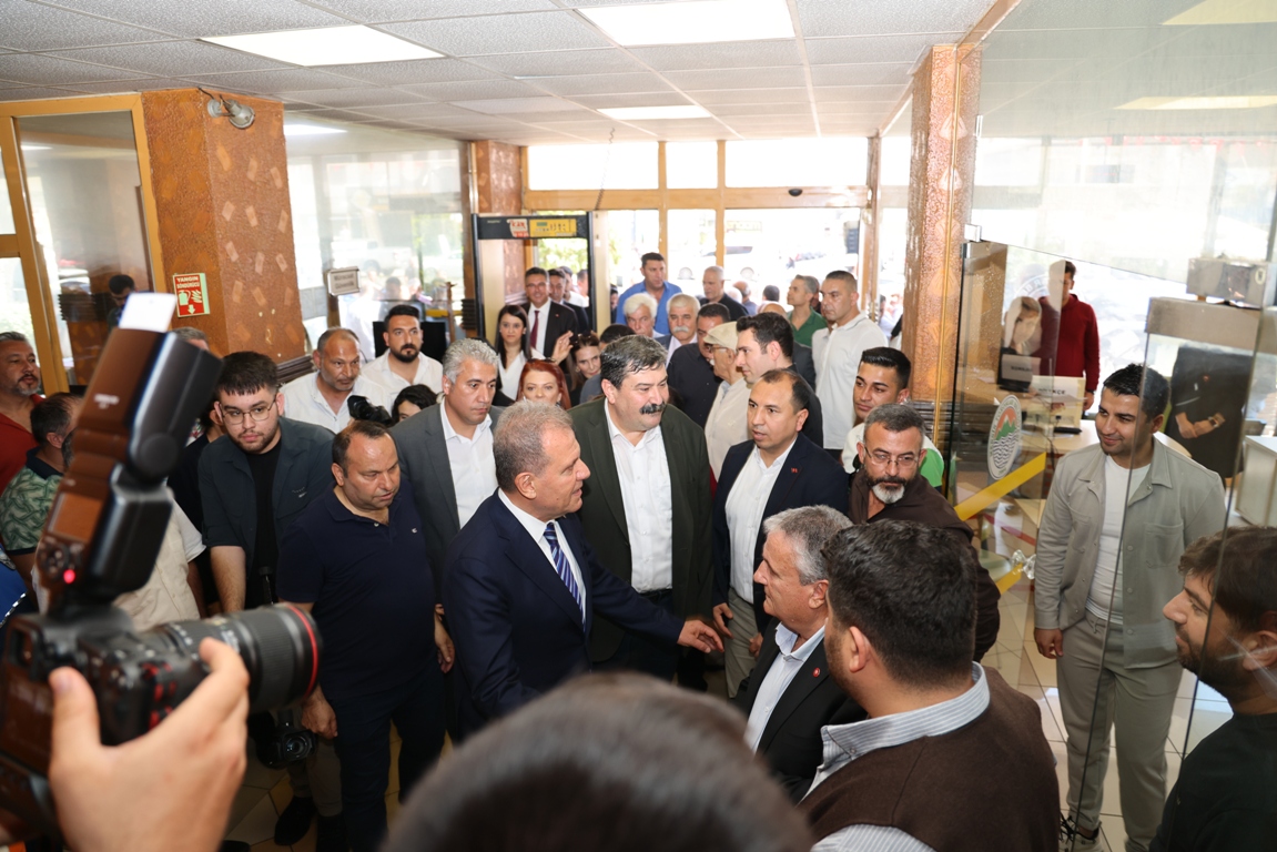 BAŞKAN SEÇER’DEN, BAŞKAN YILDIZ’A HAYIRLI OLSUN ZİYARETİ