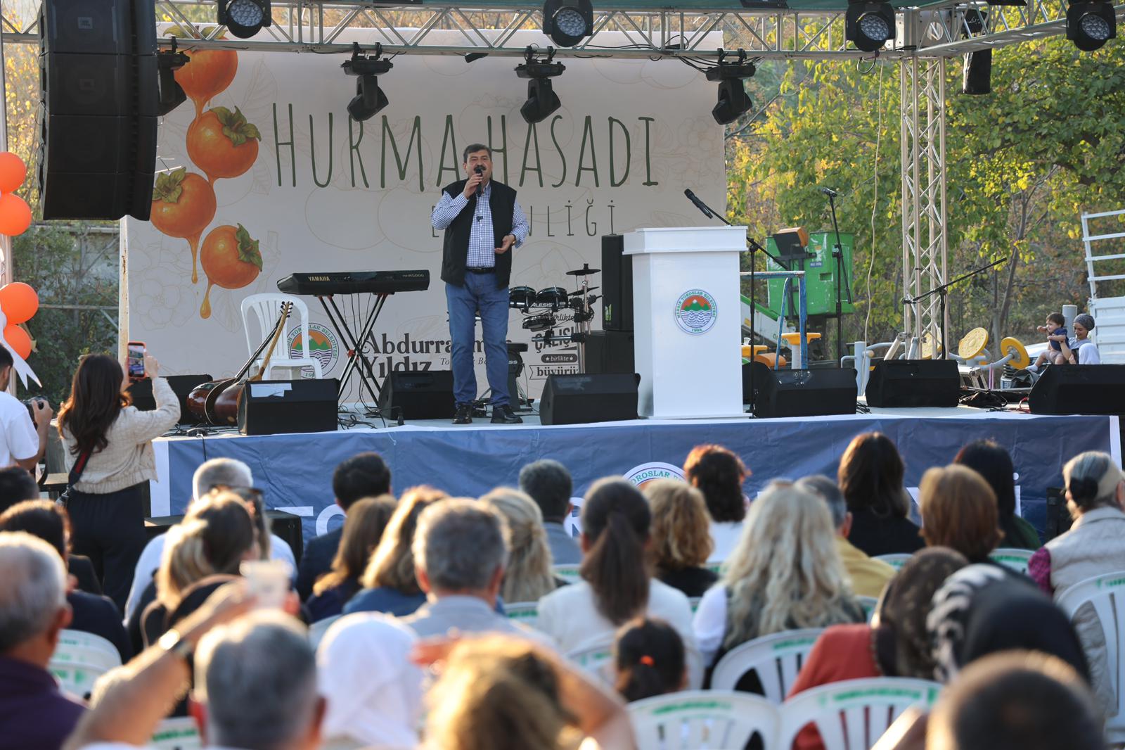TOROSLAR’DA HURMA HASADI COŞKUYLA KUTLANDI